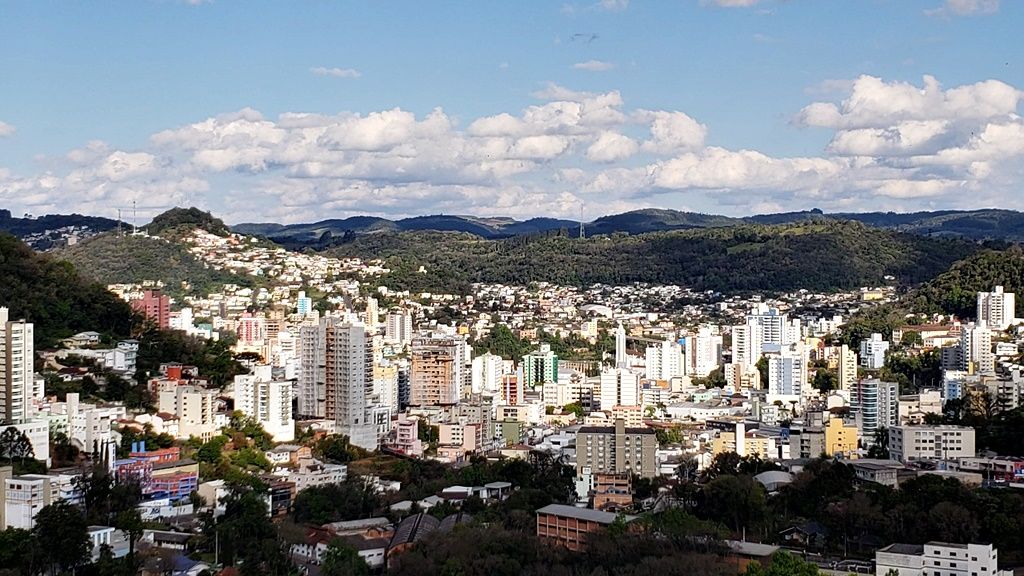 vista aerea municipio de joaçaba